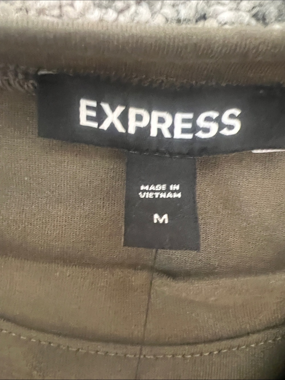 Express Pink and Olive Camo Leggings - Picture 3 of 4